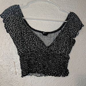 Floral billabong crop top